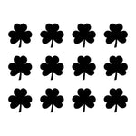 Irish Shamrock Vinyl Decals Phone Helmet Laptop Small Clover Stickers Set of 12