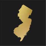 New Jersey state Outline Vinyl Decal Car Window Laptop IL Sticker