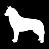 Husky Vinyl Decal Dog Silhouette Siberian Husky Sticker