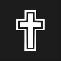 Christian cross Vinyl Decal Car Window Laptop  Sticker