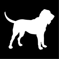 Bloodhound Vinyl Decal Car Window Laptop Dog Silhouette Sticker