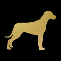 Rhodesian Ridgeback Vinyl Decal Car Window Laptop Dog Silhouette Sticker