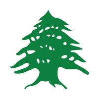 Cedar Tree Symbol Vinyl Decal Car Window Laptop Tree Sticker