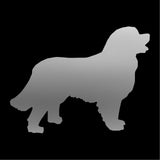 Bernese Mountain Vinyl Decal Car Window Laptop Dog Silhouette Stick