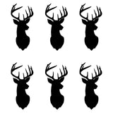 6 Small Deer Vinyl decals phone case laptop car stickers