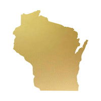 Wisconsin state Outline Vinyl Decal Car Window Laptop WI Sticker