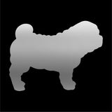 Shar Pei vinyl decal Dog Silhouette laptop car Shar Pei sticker