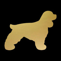 English Cocker Spaniel Decal Car Window Laptop Dog Silhouette Sticker