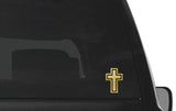 Christian cross Vinyl Decal Car Window Laptop  Sticker