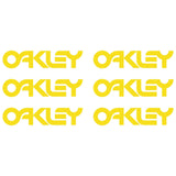 Oakley Logo Vinyl Decal Laptop Car Window small set of 6 small Stickers