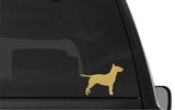 Bull Terrier Vinyl Decal Dog Silhouette Car Window Laptop Sticker