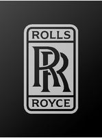 Rolls-Royce Logo Vinyl Decal Car Window Laptop Emblem Sticker