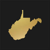 West Virginia state Outline Vinyl Decal Car Window Laptop WV Sticker