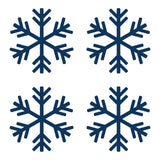 Small Snowflake Symbol Vinyl Decals set of 4 snowflakes Stickers Sheet