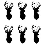 6 Small Deer Vinyl decals phone case laptop car stickers