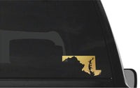 Maryland state Outline Vinyl Decal Car Window Laptop MD Sticker