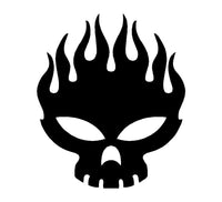 The Offspring Skull Logo Vinyl Decal Car Window Laptop Guitar Sticker