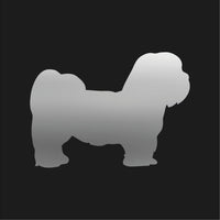 Lhasa Apso vinyl decal Dog Silhouette laptop car sticker