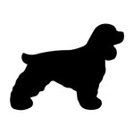 English Cocker Spaniel Decal Car Window Laptop Dog Silhouette Sticker