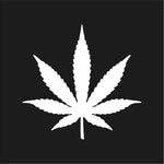 Marijuana leaf Symbol Vinyl Decal Car Window Laptop 420 Cannabis Sticker