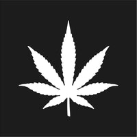 Marijuana leaf Symbol Vinyl Decal Car Window Laptop 420 Cannabis Sticker