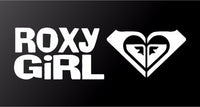 Roxy Girl Surf Vinyl Decal Car WIndow Laptop Surfboard Sticker