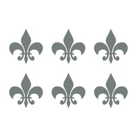 Fleur De Lis Vinyl Decal sticker car phone laptop vinyl stickers Set of 6