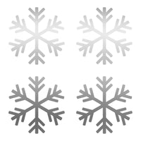 Small Snowflake Symbol Vinyl Decals set of 4 snowflakes Stickers Sheet