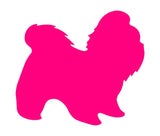 Shih Tzu Car Window Laptop phone Dog Breed Silhouette Sticker