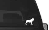 Neapolitan mastiff vinyl decal Dog Silhouette laptop car sticker