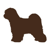 Tibetan terrier vinyl decal Dog Silhouette laptop car sticker