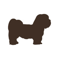 Lhasa Apso vinyl decal Dog Silhouette laptop car sticker