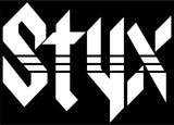 STYX band Logo Vinyl Decal Laptop Car Window Speaker Sticker