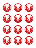 Jedi Order Star Wars Symbol Vinyl Decals Stickers Set