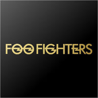 Foo Fighters Logo Concrete and Gold Car Window Laptop Vinyl Decal Sticker