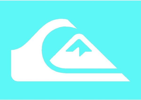 Quiksilver Surf Logo Vinyl Decal Quicksilver Surfboard Laptop Window Sticker