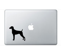 Weimaraner Vinyl Decal Car Window Laptop Dog Breed Silhouette Sticker