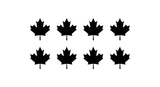 CANADIAN MAPLE LEAF Vinyl Decals Phone Mirror Laptop Small Canada 1.5" Stickers