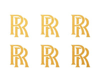 Rolls Royce Logo Vinyl Decals Phone Laptop Dash Small 2" Stickers Set of 6