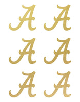 Alabama Crimson Football NFL Vinyl Decals Stickers small Set of 6