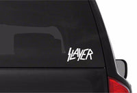Slayer Thrash Metal Band Vinyl Decal Car Truck Window Guitar Laptop Sticker