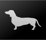 Dachshund Vinyl Decal Car Window Laptop Dog Breed Wiener Dog Silhouette Sticker