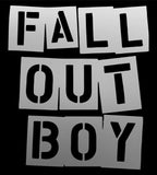 Fall Out Boy band Logo Vinyl Decal Laptop Car Window Speaker Sticker