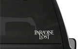 Paradise Lost Vinyl Decal Car Window Laptop Gothic Metal Band Logo Sticker