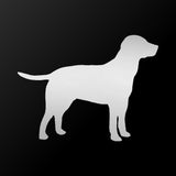 Labrador Retriever Vinyl Decal Car Window Laptop Lab Dog Silhouette Sticker
