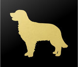 Golden Retriever Vinyl Decal Car Window Laptop Dog Silhouette Sticker