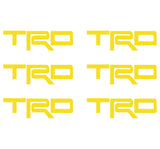 Small TRD Toyota logo 6 Small Vinyl Decals Car 2" 3" Toyota symbol Stickers