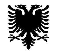 Albanian Eagle Vinyl Decal Car Window Laptop Albanian Coat of Arms Sticker