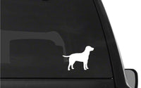 Labrador Retriever Vinyl Decal Car Window Laptop Lab Dog Silhouette Sticker