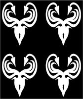 4 Small House Greyjoy Logo Game of Thrones Vinyl Decal Octopuss Car GOT Sticker